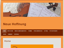 Tablet Screenshot of hoffnung-fuer-mich.com